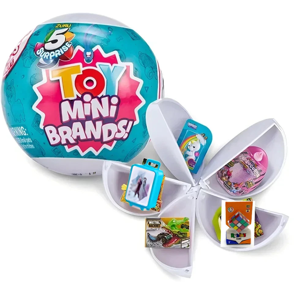 Zuru 5 Surprise Toys My Mini Brands Toys Baby Ball Miniature Toy Blind Boxes Suitable for Children From 3 To 14 Years Old Gifts