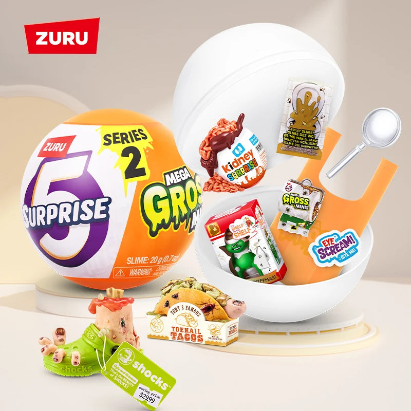 Zuru 5 Surprise Toys My Mini Brands Toys Baby Ball Miniature Toy Blind Boxes Suitable for Children From 3 To 14 Years Old Gifts
