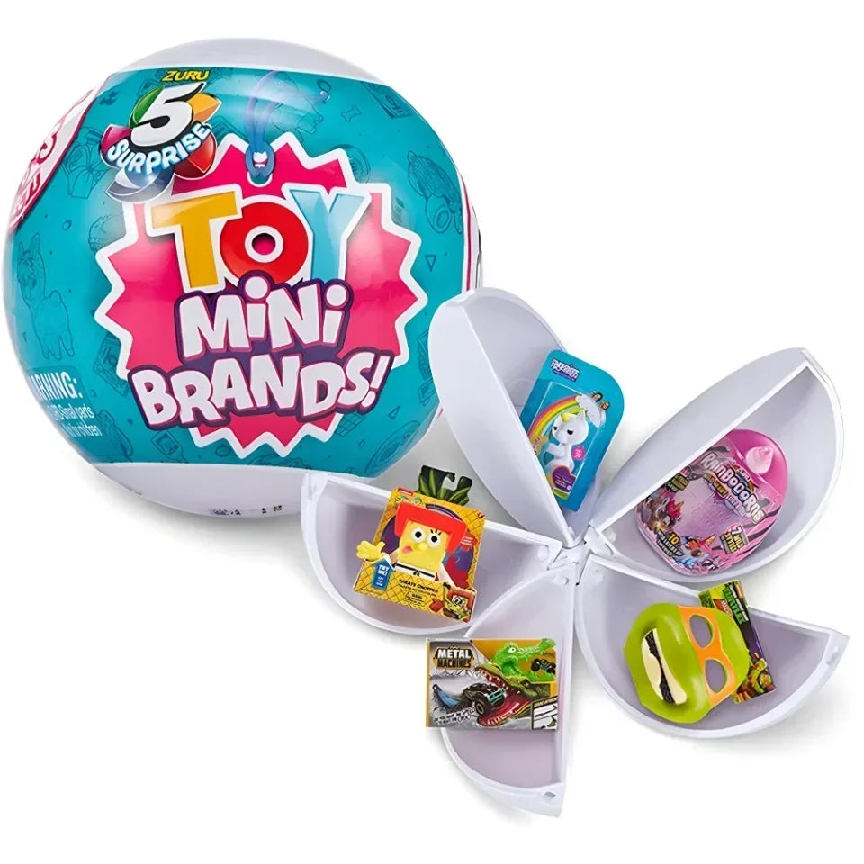 Zuru 5 Surprise Mini Brands Toys Zuru Mystery Blind Box Original Miniature Toy Childrens Surprise Blind Box Toy Gifts Cute Toys