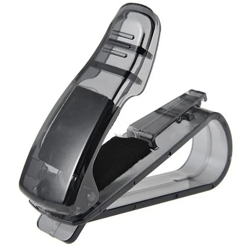 Magnetic Leather Eyeglass Hanger Clip Universal Car Hanger Clip For Cars Ticket Card Clip