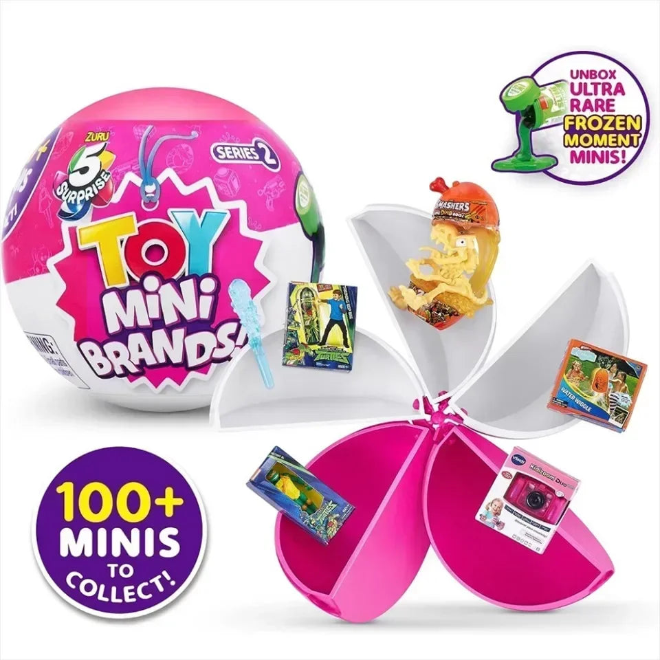 Zuru 5 Surprise Toys My Mini Brands Toys Baby Ball Miniature Toy Blind Boxes Suitable for Children From 3 To 14 Years Old Gifts