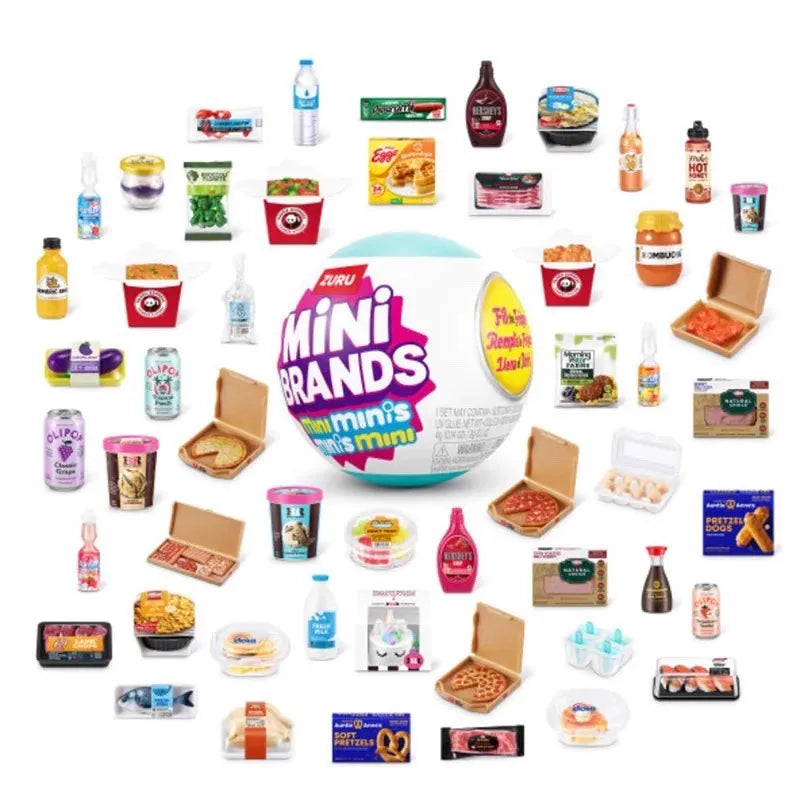 New Genuine Zuru Blind Box Q Mini Refrigerator Mysterious Box Car Ornament Refrigerator Baby House Scene Birthday Gift For Kids