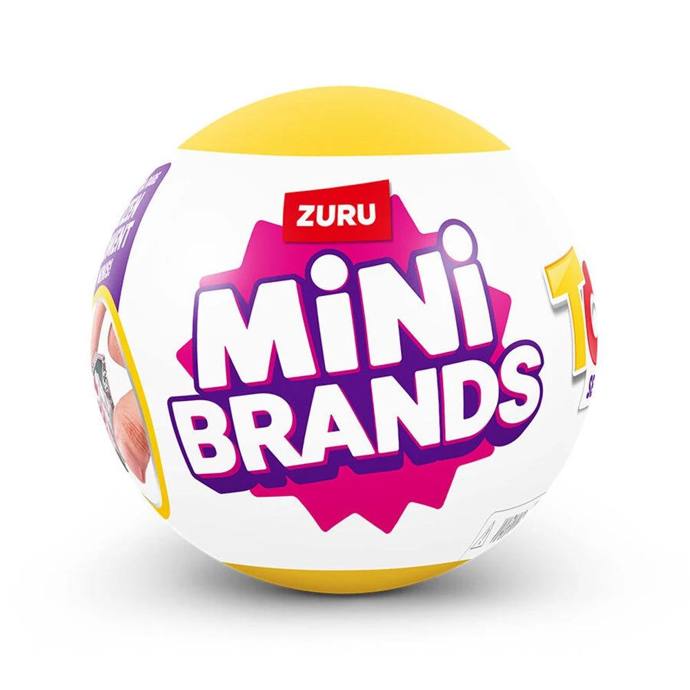 5 Surprise Mini Brands By Zuru Mini Brands Toys Toy Miniature Toys Mystery Blind Box Series 3 Kittyball Original Miniature Toy