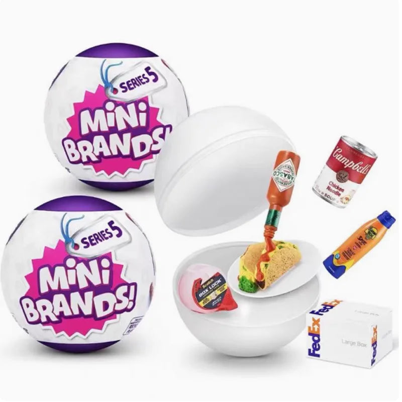 Mystery Box5 Surprise Mini Brands Toys By Zuru Mystery Blind Box Capsule Toy Original Miniature Toy Childrens gift Holiday toy