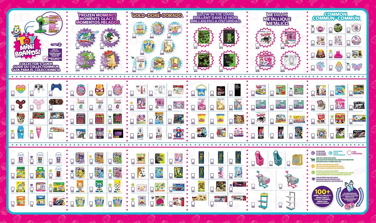 Zuru 5 Surprise Mini Brands Capsule Toys Mystery Blind Box Fashion Surprise Ball Real Miniature Doll Collectible Toys Gifts