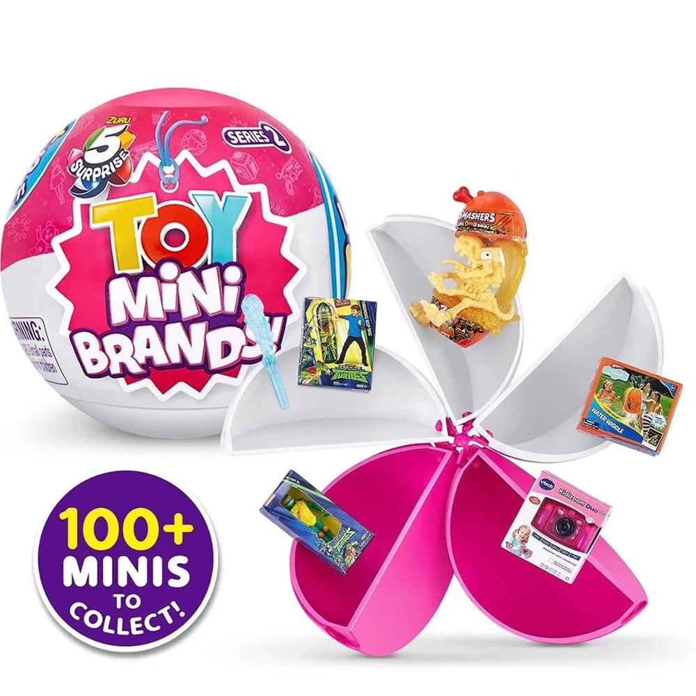 Zuru 5 Surprise Mini Brands Toys Zuru Mystery Blind Box Original Miniature Toy Childrens Surprise Blind Box Toy Gifts Cute Toys