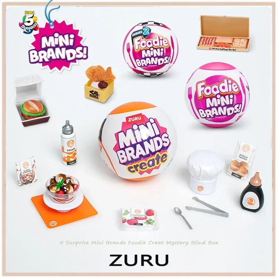 Zuru 5 Surprise Mini Brands Toys Zuru Mystery Blind Box Original Miniature Toy Childrens Surprise Blind Box Toy Gifts Cute Toys