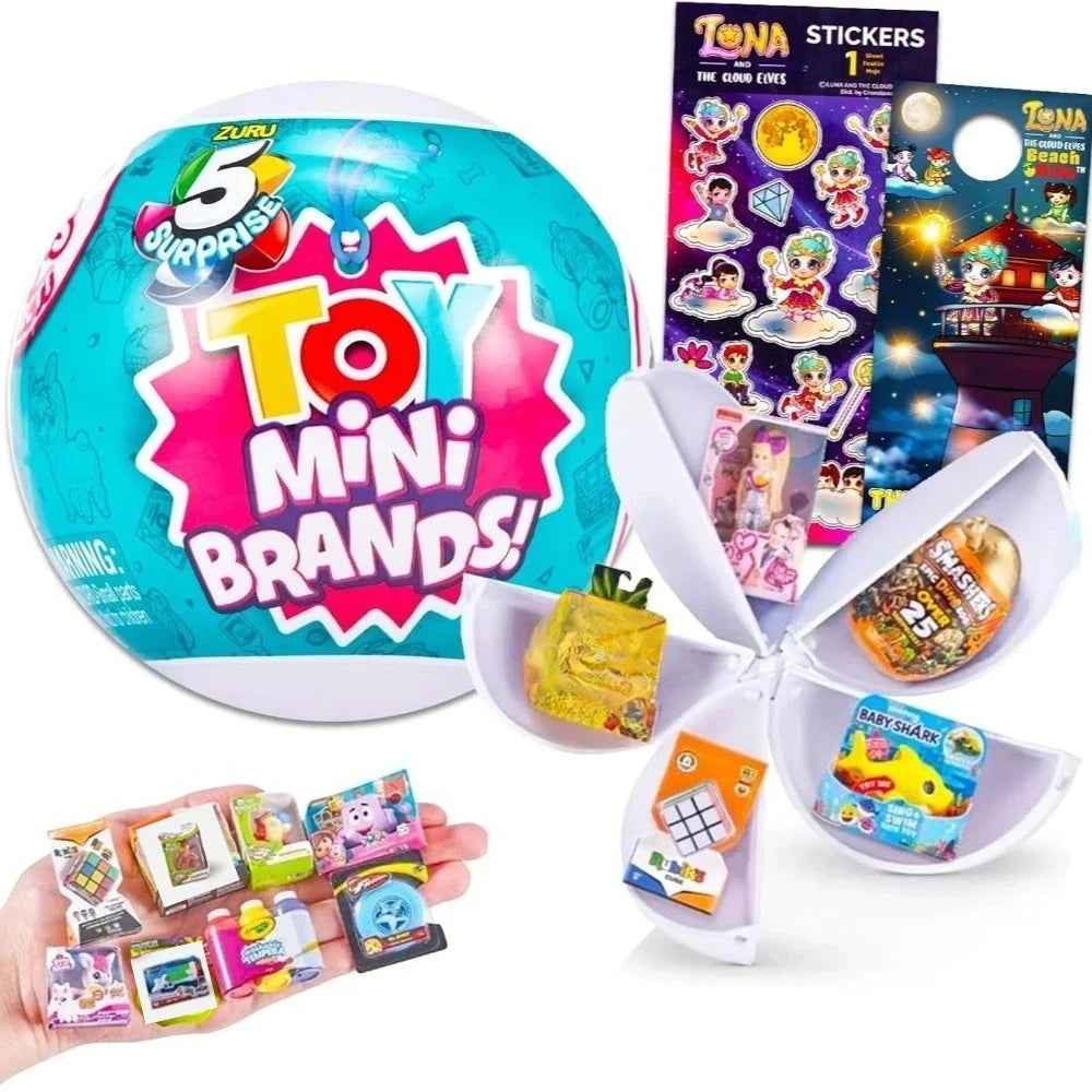 Zuru Mini Brands Toys 5 Surprise Mini Brands Toy Original Supermarket Miniature Toy  Miniature Toys Mystery Blind Box Series 1