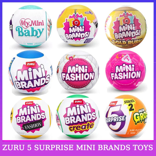 Zuru 5 Surprise Mini Brands Toys Zuru Mystery Blind Box Original Miniature Toy Childrens Surprise Blind Box Toy Gifts Cute Toys