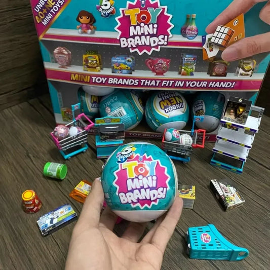 Zuru Mini Brands Toys 5 Surprise Mini Brands Toy Original Supermarket Miniature Toy  Miniature Toys Mystery Blind Box Series 1