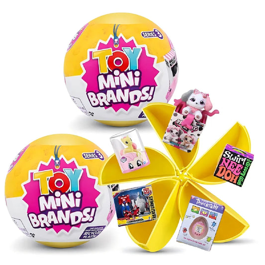 5 Surprise Mini Brands By Zuru Mini Brands Toys Toy Miniature Toys Mystery Blind Box Series 3 Kittyball Original Miniature Toy